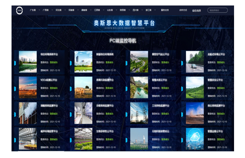 智慧環境大數據應用云平臺開發定制